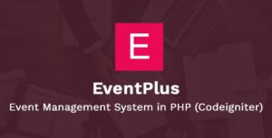 EventPlus - Event Management System in PHP (Codeigniter) - Online Ticket Purchase System 2.1