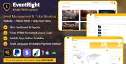 EventRight - Ticket Sales and Event Booking & Management System - (saas) 6.2