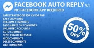 Facebook Auto Reply (SAAS Ready) V.2.0.1