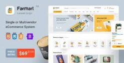 Farmart - Single or Multivendor Laravel eCommerce System 1.22.2