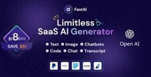 FastAi - SaaS AI Content Voice Text Image Chat & Code Generator 1.5.3