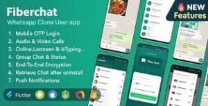 Fiberchat – Whatsapp Clone Full Chat & Call App | Android & iOS Flutter Chat app 2.0.14