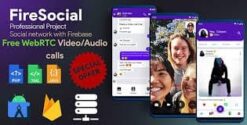FireSocial | Firebase Social Network 1.8
