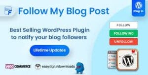 Follow My Blog Post - WordPress / WooCommerce Plugin 2.3.8