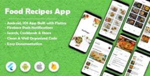 Food Recipes Flutter App (Android & iOS) 1.8