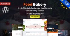 FoodBakery | Delivery Restaurant Directory WordPress Theme 4.6