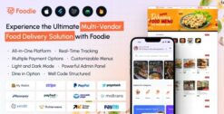 Foodie | UberEats Clone | Food Delivery App | Multiple Restaurant Food Delivery Flutter App 7.3