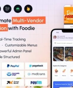 Foodie | UberEats Clone | Food Delivery App | Multiple Restaurant Food Delivery Flutter App 7.3