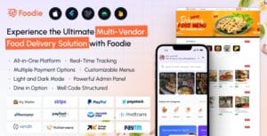 Foodie | UberEats Clone | Food Delivery App | Multiple Restaurant Food Delivery Flutter App 7.3