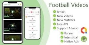 Football Videos ODDs Comparison and Live Score App + Admob 1.6