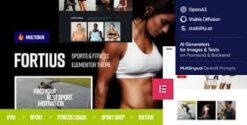 Fortius - Sports & Fitness Elementor WordPress Theme 2.3.0