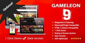 Gameleon - WordPress Gaming & Magazine Theme 9.6