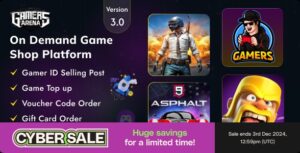 Gamers Arena - Digital Online Game Store, Game Top Up , Voucher & Gamer ID Selling Tools 2.0.1