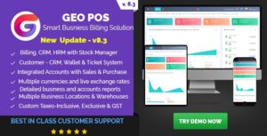 Geo POS - Point of Sale, Billing and Stock Manager Application 8.2