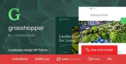 Grasshopper - Landscape Design and Gardening Services WP Theme 1.1.3