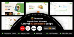 GroStore - Food & Grocery Laravel eCommerce with Admin Dashboard 4.2.0