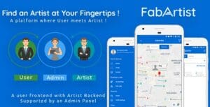 Hire for Work - Fab Artist Android | 2 Apps | Customer App + Artist App + Admin Panel | Freelancer