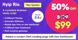 Hyip Rio - Advanced Hyip Investment Scheme With Ranking System and Automatic Withdraw 2.5