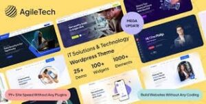IT Solutions & Technology Multi-Purpose Elementor WordPress Theme - Agiletech 1.0.6