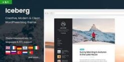 Iceberg - Simple & Minimal Personal WordPress Blog Theme 2.2.1
