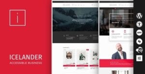 Icelander - Accessible Business Portfolio & WooCommerce WordPress Theme 1.7.6