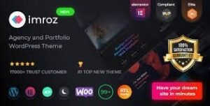 Imroz - Agency & Portfolio WordPress Theme 1.6.2