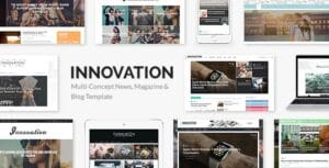 Innovation: News, Magazine & Blog WordPress Theme 6.2