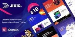 Jixic - Creative Portfolio & Agency WordPress Theme 1.7