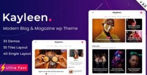 Kayleen | Blog & Magazine WordPress Theme 3.0.1