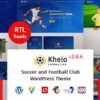 Khelo - Soccer & Sports WordPress Theme 2.8.2