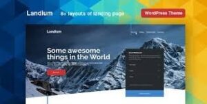 Landium - APP Landing Page WordPress 2.3.5