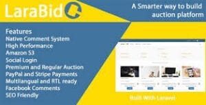 LaraBid - A Laravel PHP Auction Platform 4.0.1