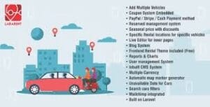 LaraRent - Multipurpose Vehicle Rental System Laravel Script 2.5