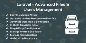 Laravel - Advanced Files & Users Management 2.0.3