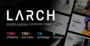 Larch - Responsive Minimal Multipurpose WordPress Theme 2.4