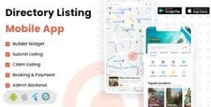 Listar FluxPro - mobile directory listing - claim listing - booking and payment 1.3.3