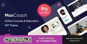 MaxCoach - Online Courses, Personal Coaching & Education WP Theme 2.9.8
