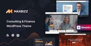 Maxbizz - Consulting & Financial Elementor WordPress Theme 1.2.3