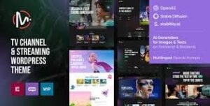 MediaFlex - TV Channel & Streaming WordPress Theme 1.2