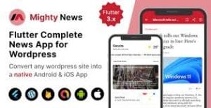 Mighty News - Flutter News App with Wordpress backend 3.2.0