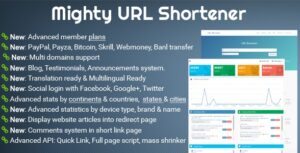 Mighty URL Shortener | Short URL Script 3.5.1