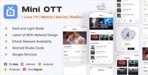 Mini OTT | Live TV, Streaming, Movie, Radio 2.0