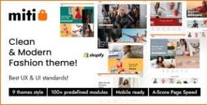 Miti - Elementor Fashion WooCommerce Theme 1.1.6