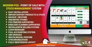 Modern POS - Point of Sale with Stock Management System 3.3