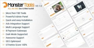 MonsterTools: The All-in-One SEO & Web Toolkit, like a Swiss Army Knife 3.1.0
