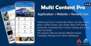 Multi Content Pro (Application and Website) 2.4.0