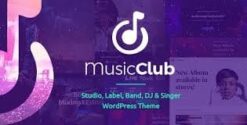 Music Club - Band & DJ WordPress Theme 1.2.9