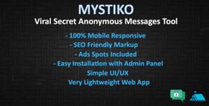 Mystiko - Viral Secret Anonymous Messages Tool 14.05.2021