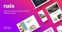 Naix - Creative & High Performance Portfolio WordPress Theme 1.5.9