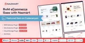 Nazmart – Multi-Tenancy eCommerce Platform (SAAS) 2.0.2